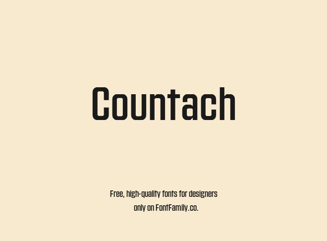 Countach Font