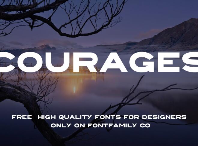 Courages Font