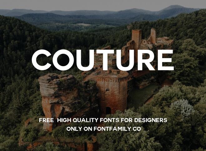 Couture Font