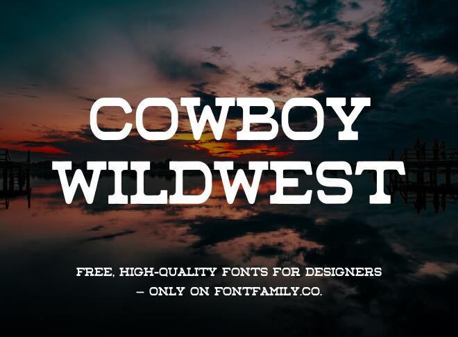 Cowboy Wildwest Font