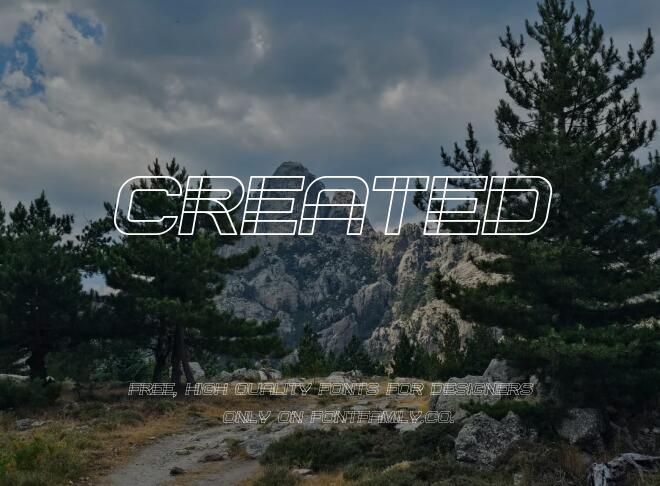 Created Font