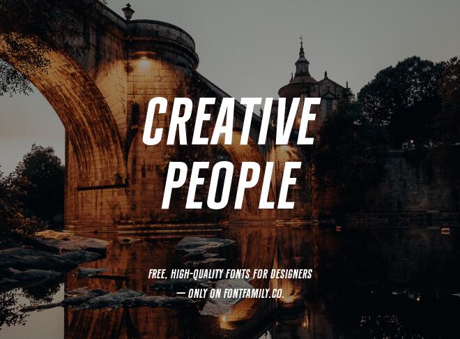 Creative People Font