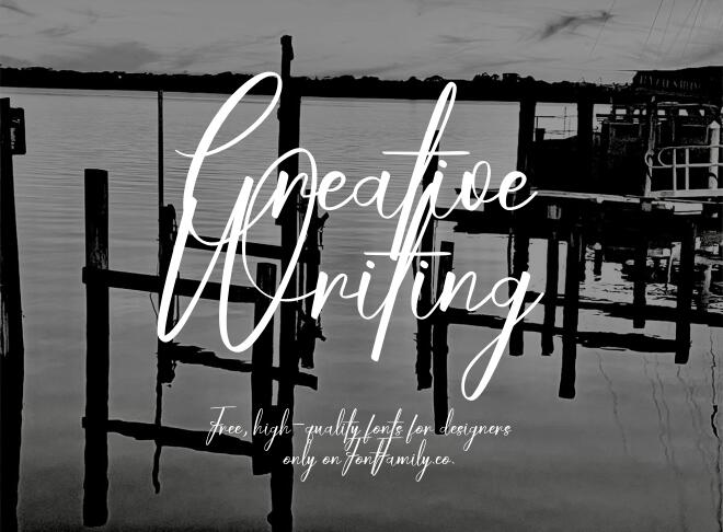 Creative Writing Font
