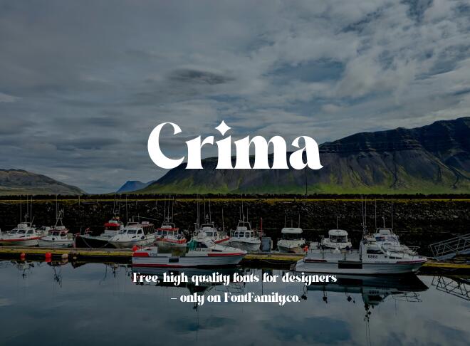 Crima Font