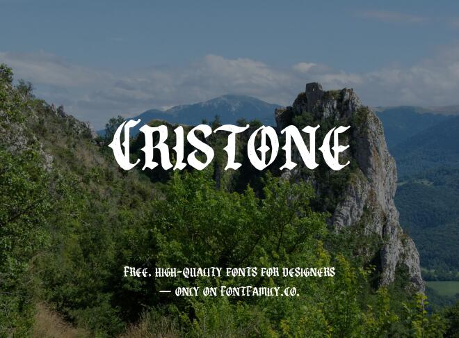 Cristone Font