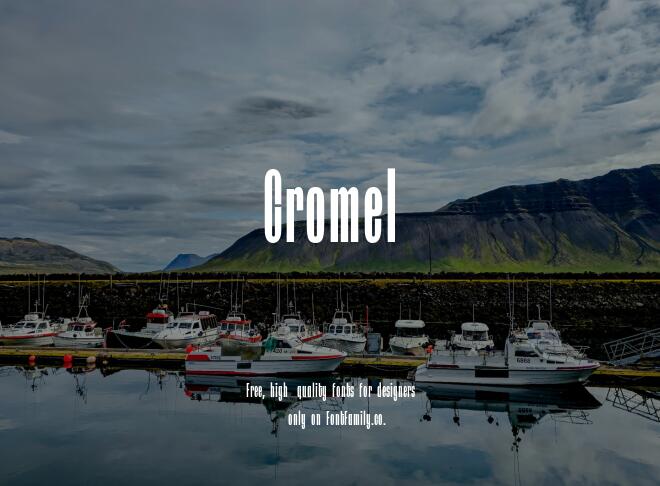 Cromel Font
