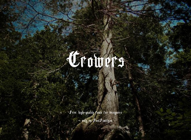 Crowers Font