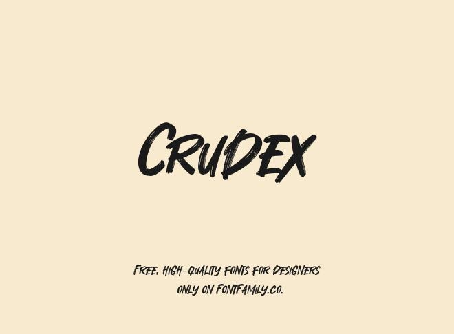 Crudex Font