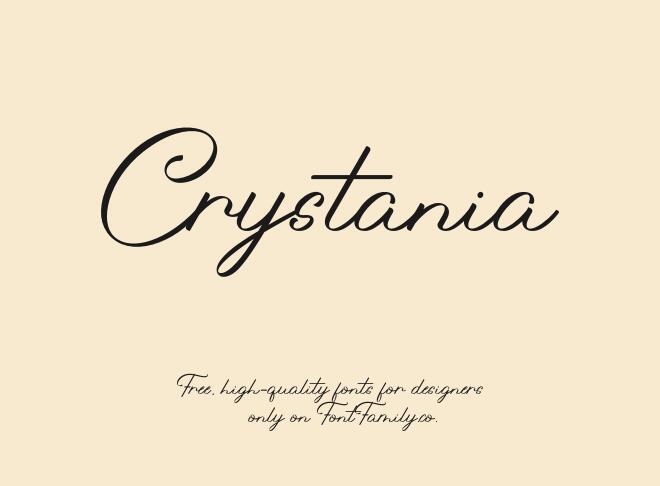 Crystania Font