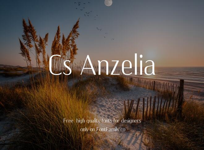 Cs Anzelia Font