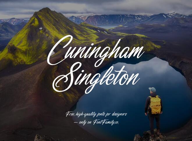 Cuningham Singleton Font