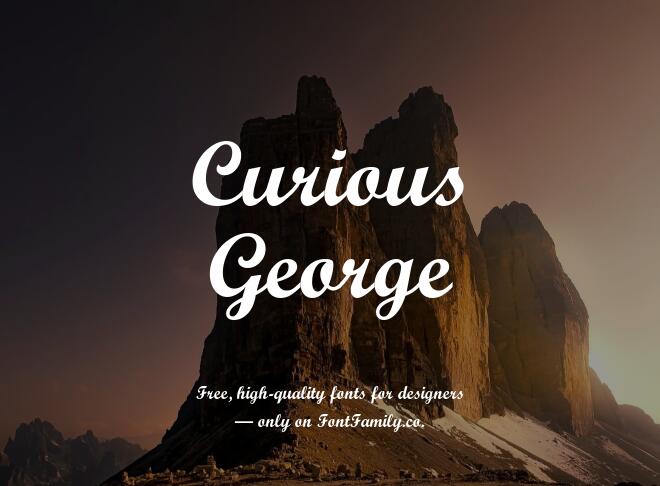 Curious George Font