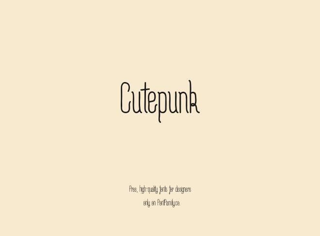Cutepunk Font