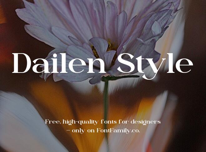 Dailen Style Font