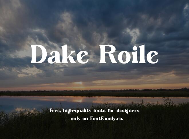 Dake Roile Font
