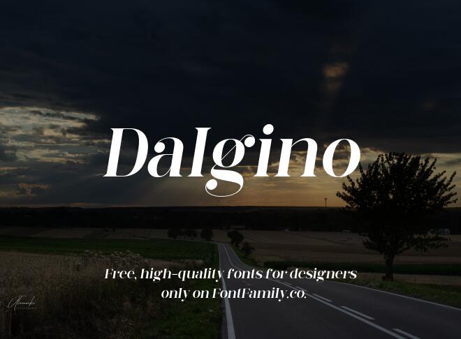 Dalgino Font