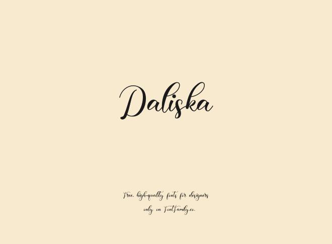 Daliska Font