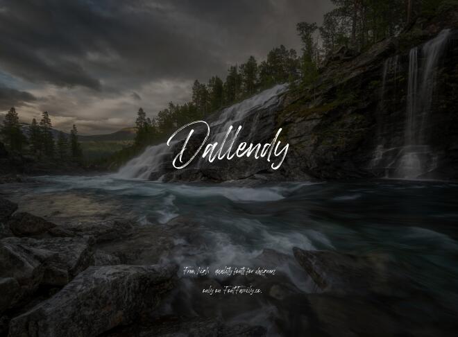 Dallendy Font