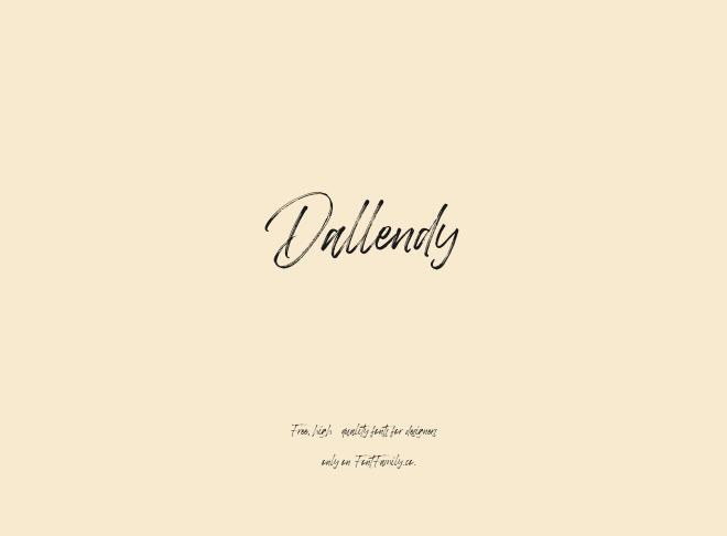 Dallendy Font