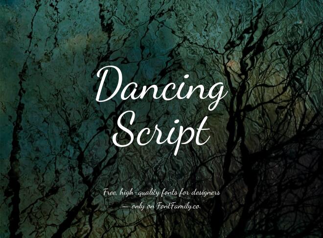 Dancing Script Font