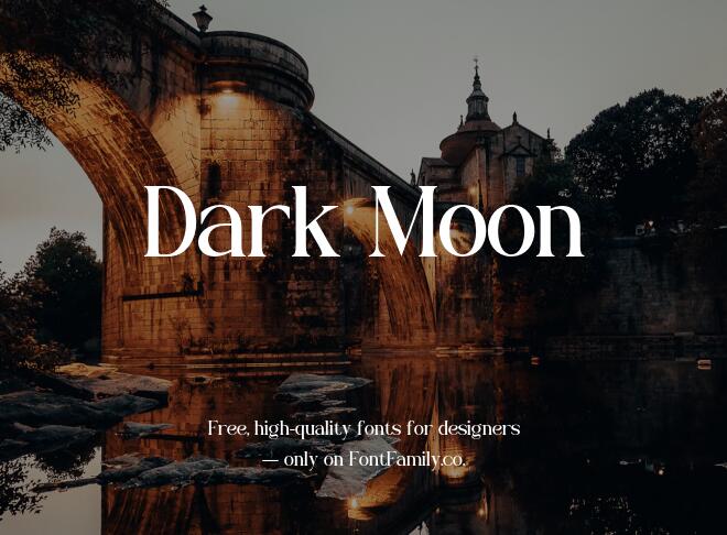 Dark Moon Font