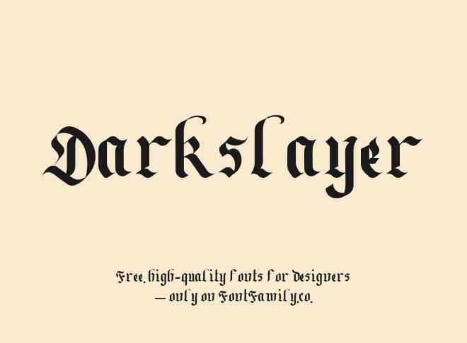 Darkslayer Font