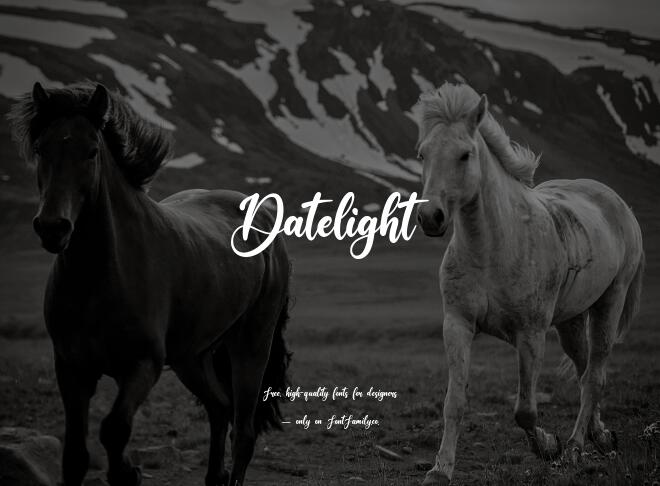 Datelight Font