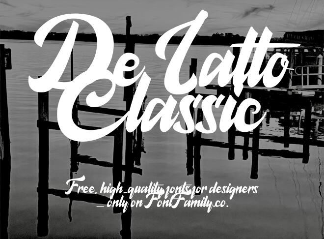 De Latto Classic Font