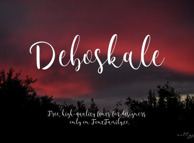 Deboskale Font