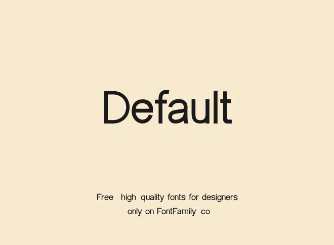 Default Font