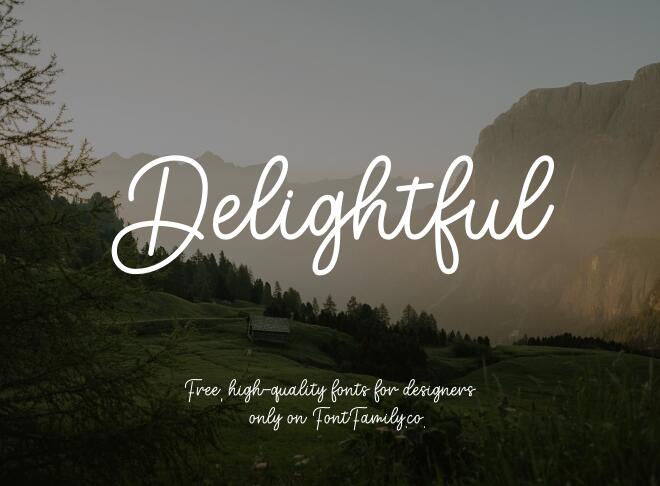 Delightful Font