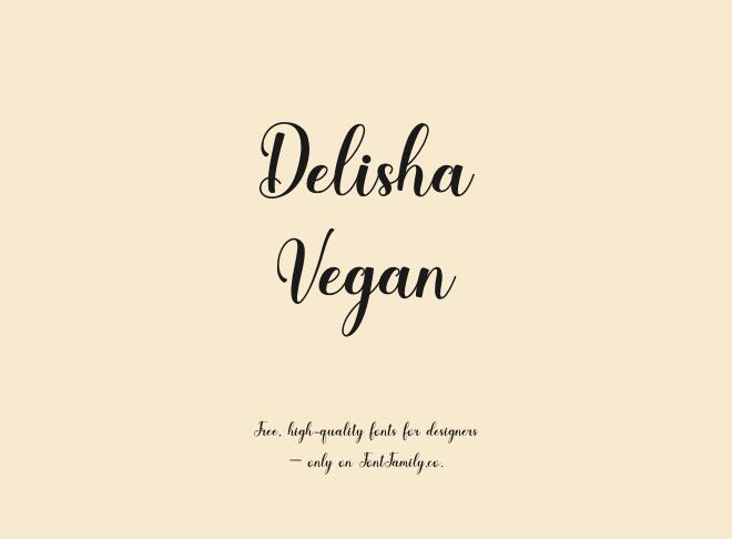 Delisha Vegan Font