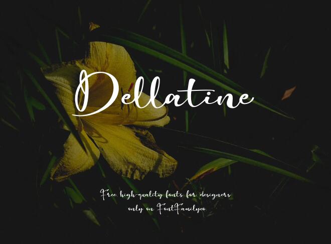 Dellatine Font