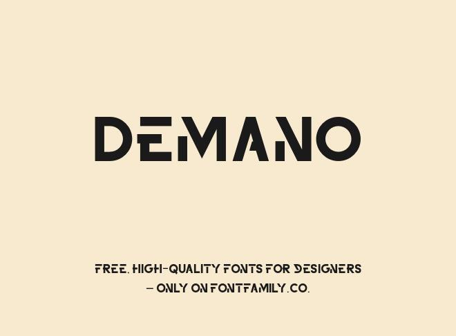 Demano Font