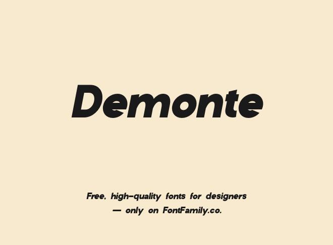 Demonte Font