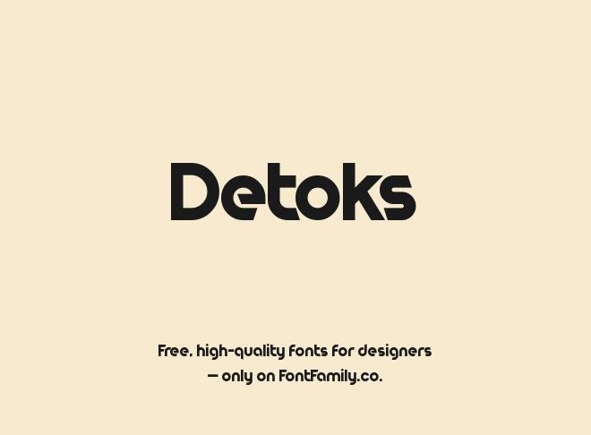 Detoks Font