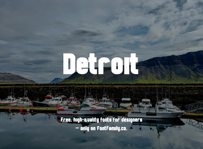 Detroit Font