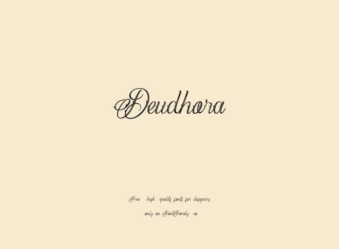 Deudhora Font