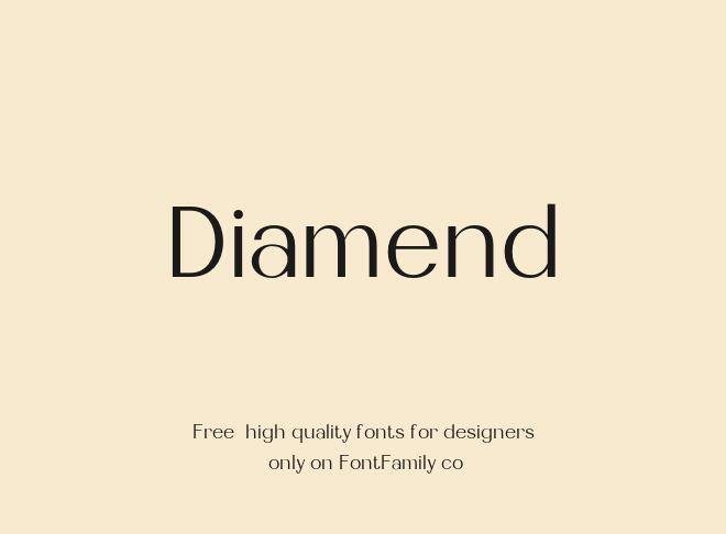 Diamend Font