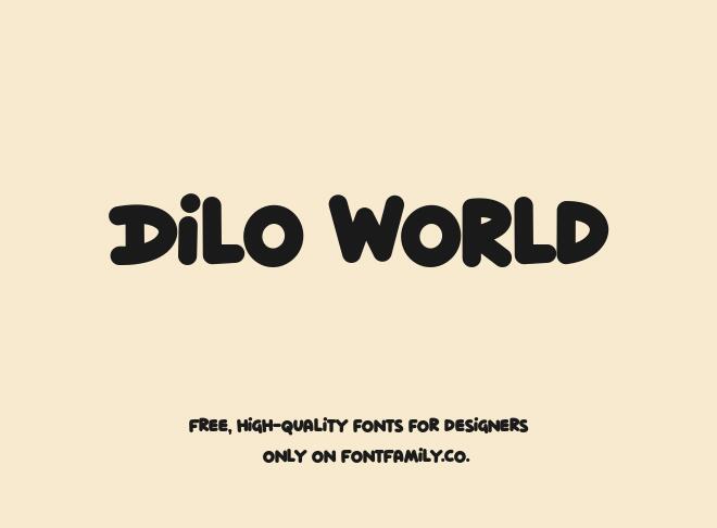 Dilo World Font