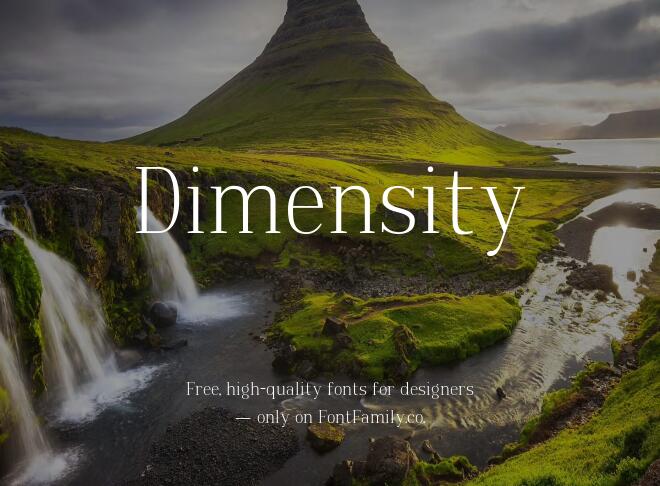 Dimensity Font