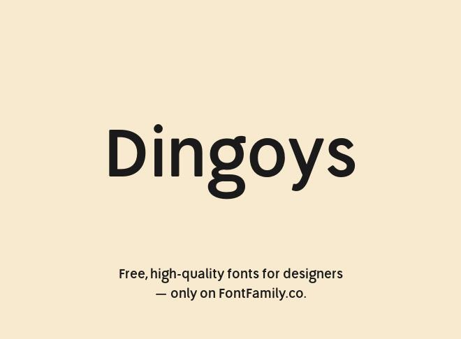 Dingoys Font