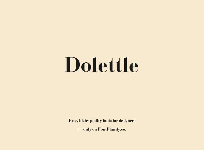Dolettle Font
