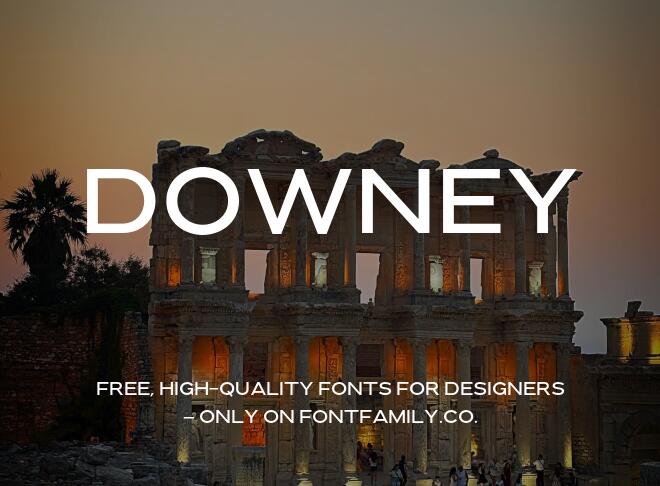 Downey Font