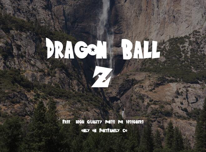 Dragon Ball Z Font