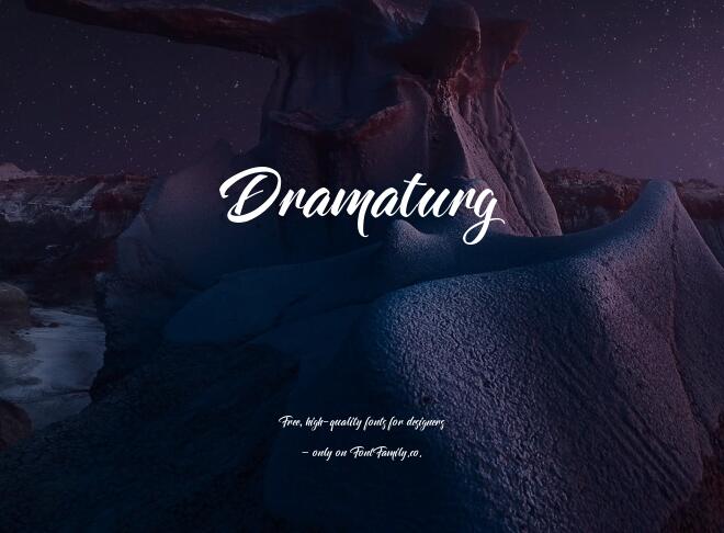 Dramaturg Font