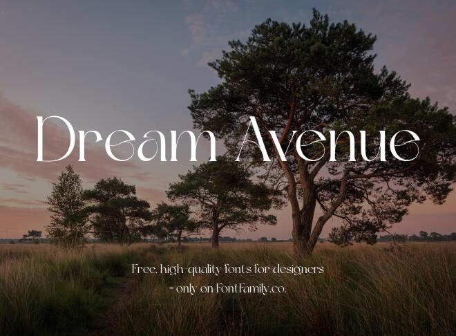 Dream Avenue Font