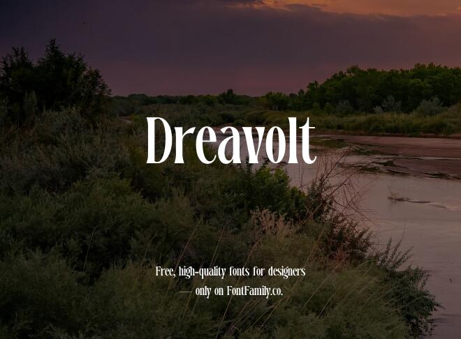 Dreavolt Font