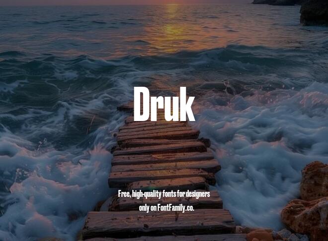 Druk Font