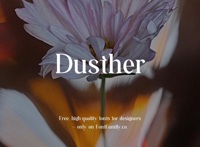 Dusther Font